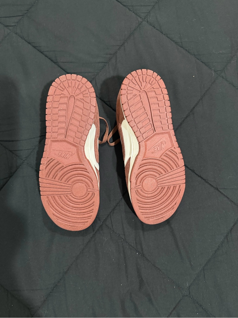 Nike Women’s Brown and White Low-Top Sneakers - Picture 4 of 5